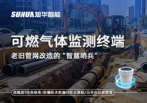 老旧管网改造的“智慧哨兵”：可燃气体监测终端如何重塑地下安全防线